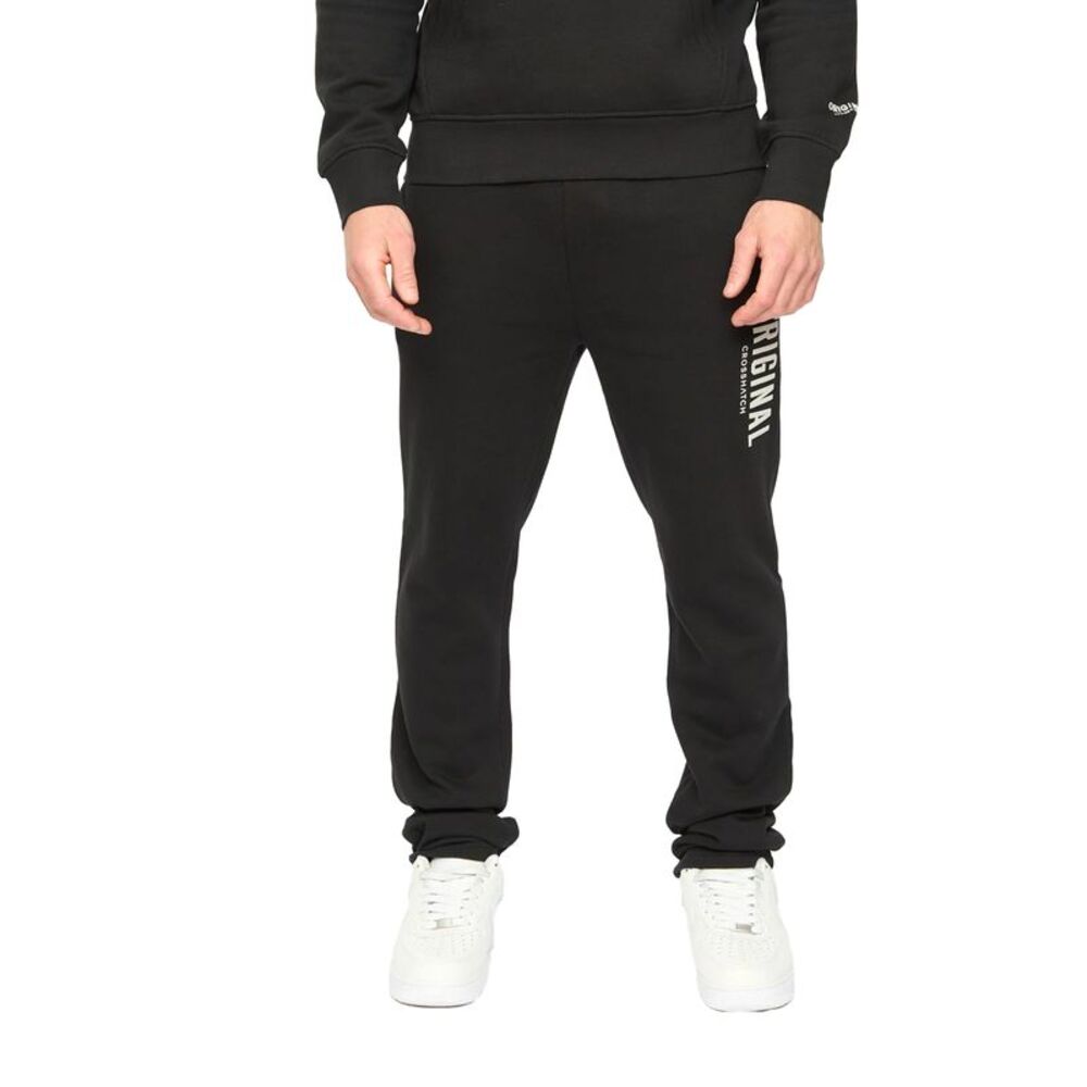 Crosshatch Mens Kensby Joggers / Black